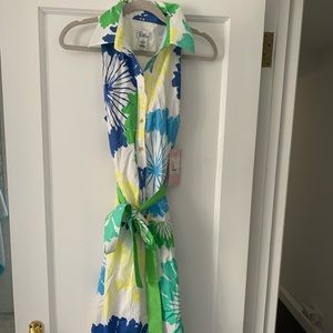Lily Pulitzer Summer Shirt Dress Size 12